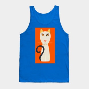 CAT WITH QUESTION MARK TAIL #2 Tank Top